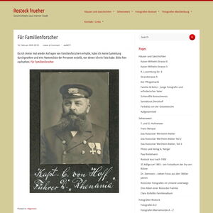 Bildschirmfoto der Startseite