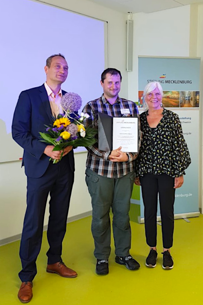 Übergabe des Preises der Stiftung Mecklenburg
